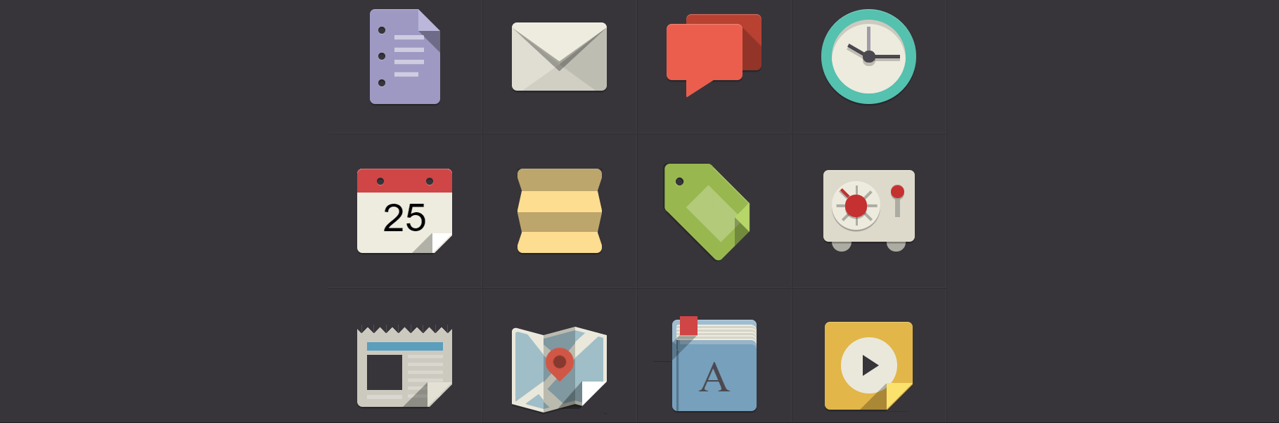 CSS Flat Icons