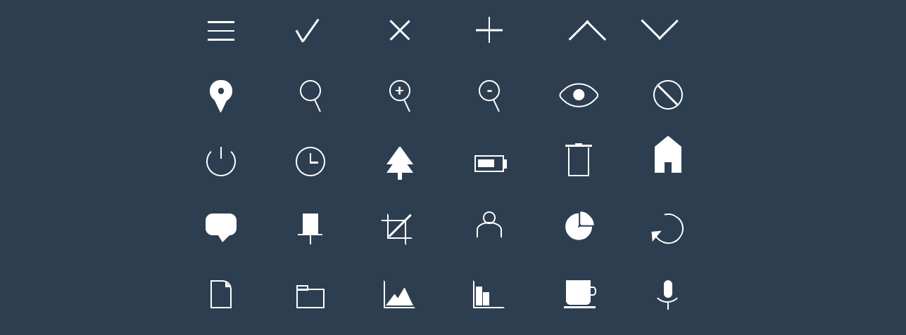 CSS Icons Icon Set