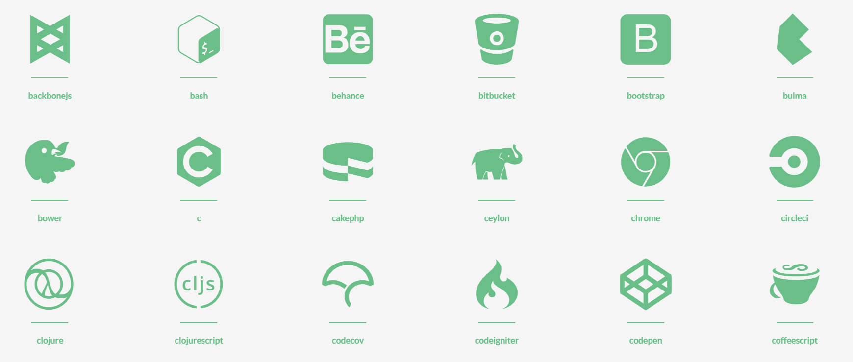 Devicon Icons Icon Set