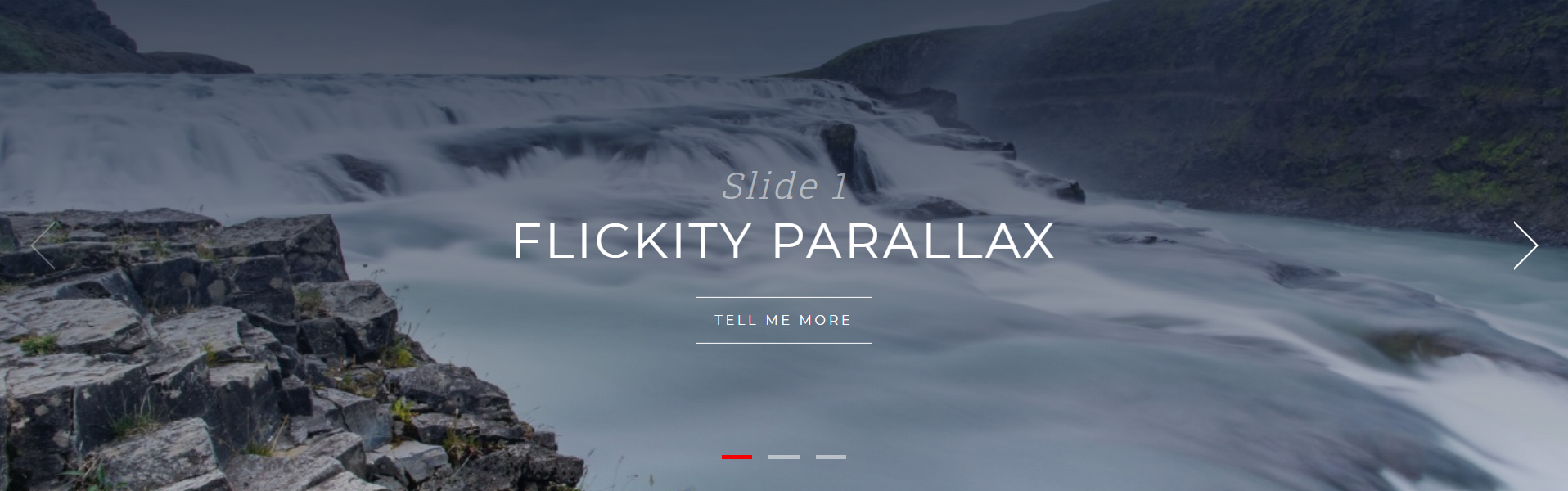 Flickity Hero Slider with Parallax Images