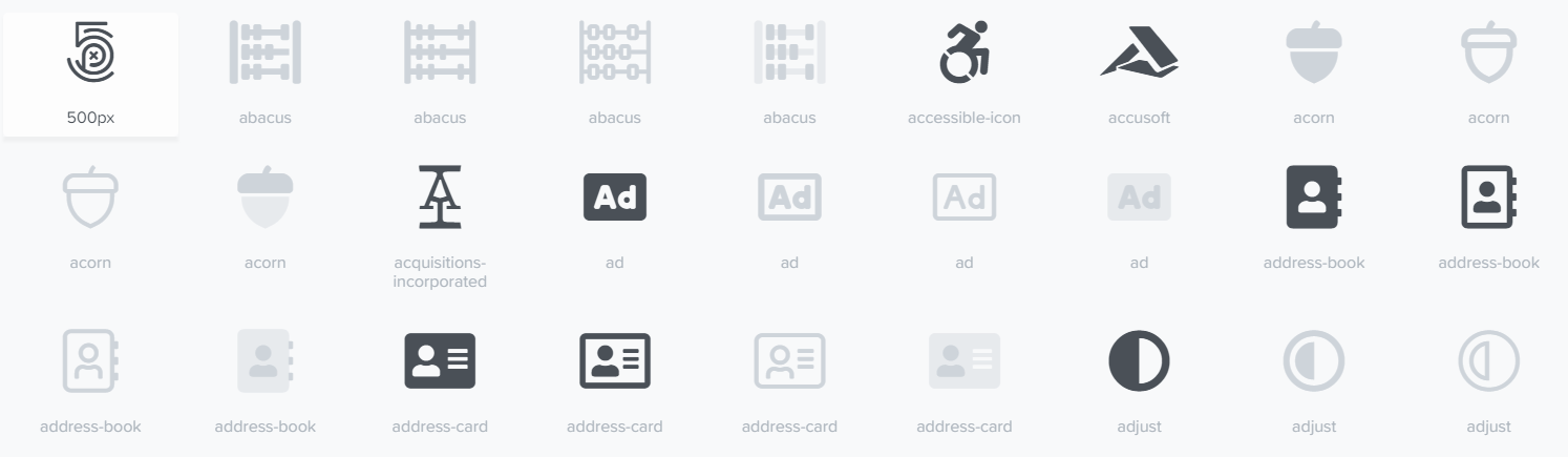 Font Awesome Icons Icon Set