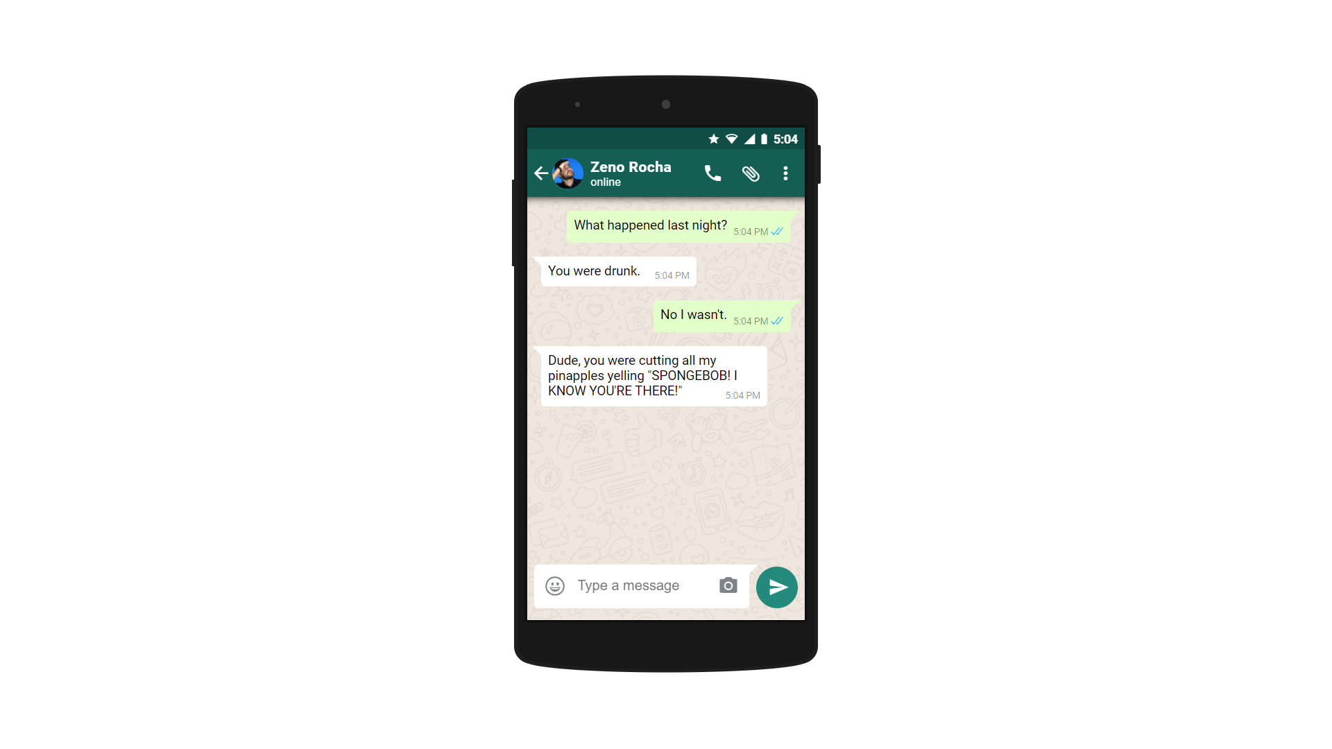 WhatsApp in Pure CSS and JS