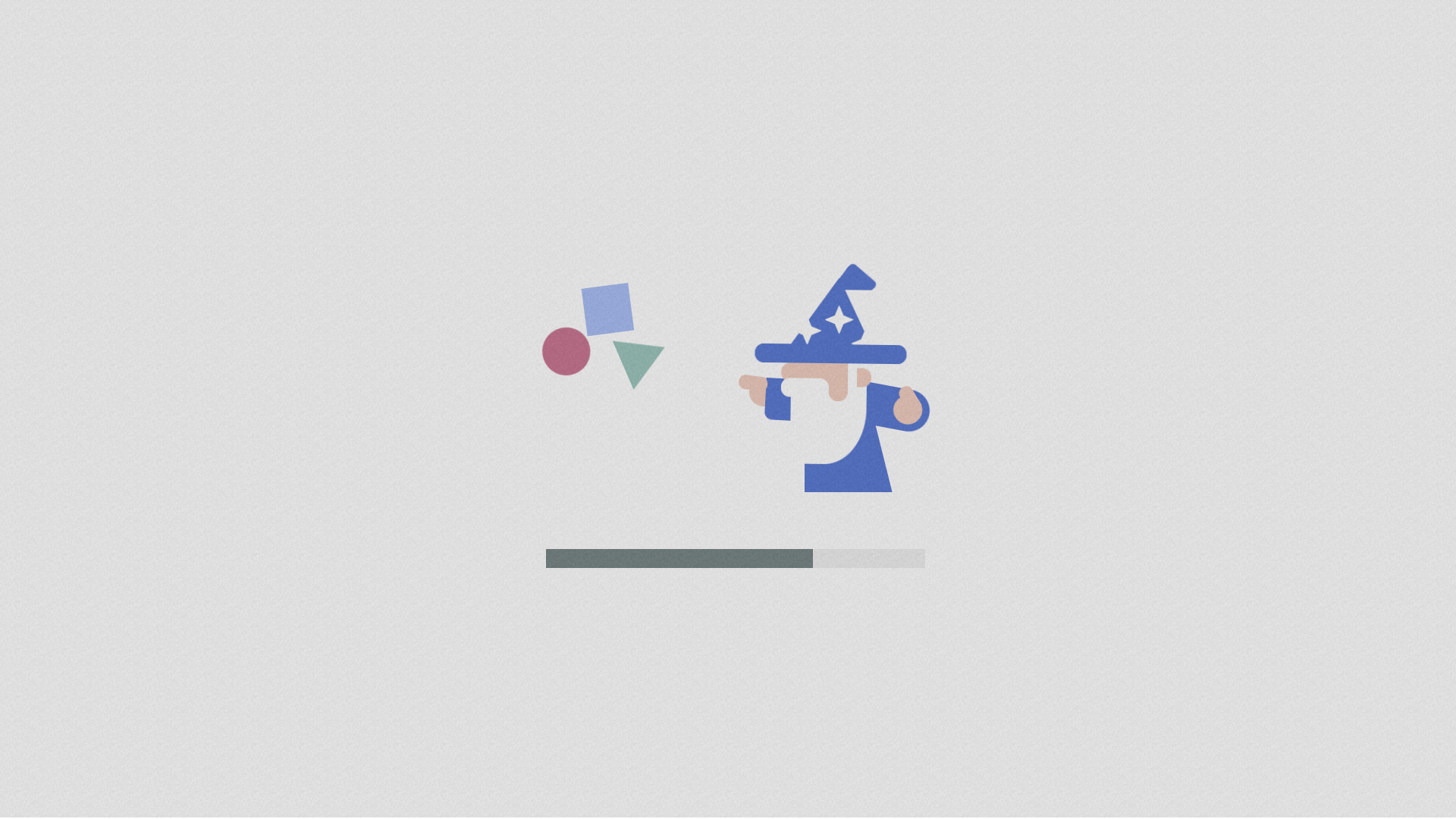 Wizard Only CSS Loader Animation