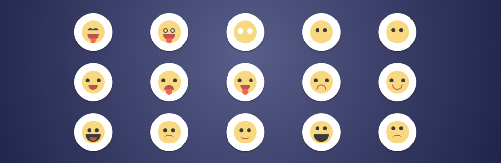HTML and CSS Emoji Icons