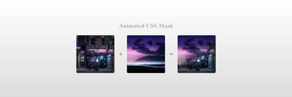 Animated CSS Mask Layer