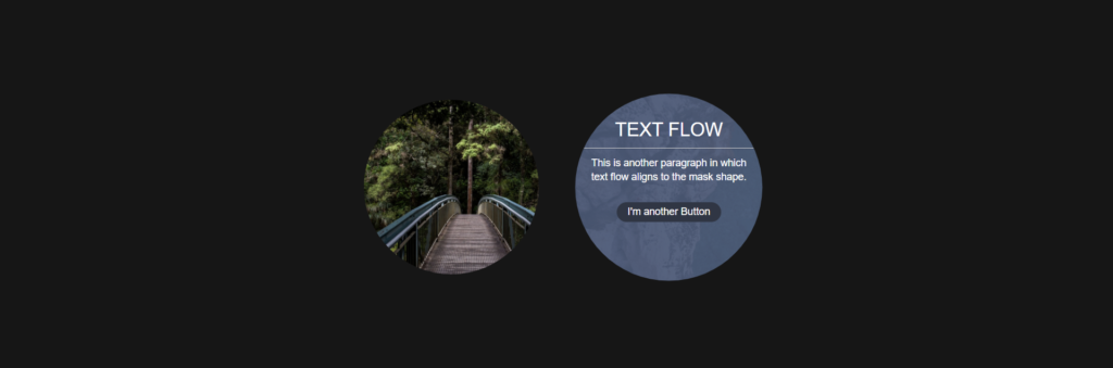 Circular CSS Mask Image Makes Text Flow Circular