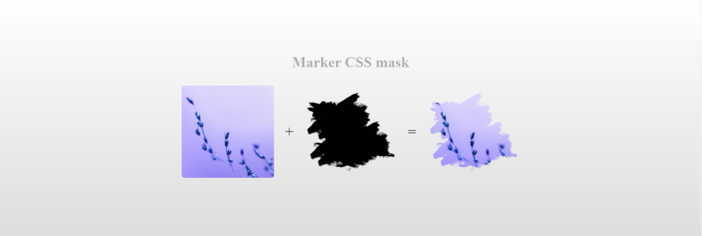 Flower With Marker CSS Mask Image
