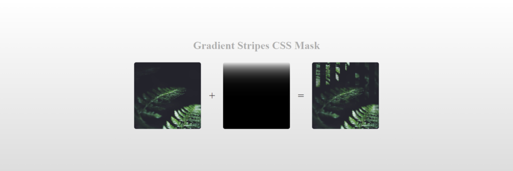 Gradient Stripes CSS Mask Layer