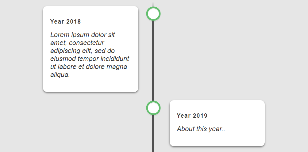 Adding the Backgrounds to Events in a CSS Timeline