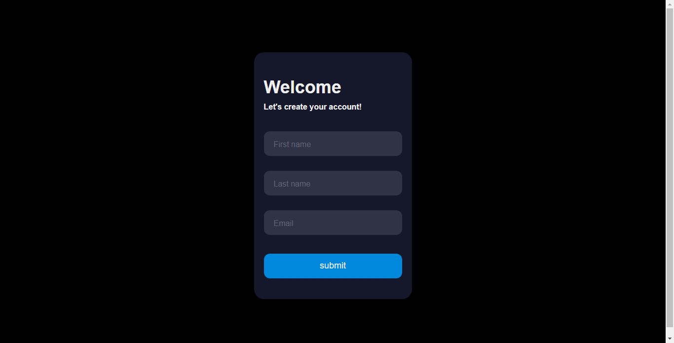 Animated Placeholder Form