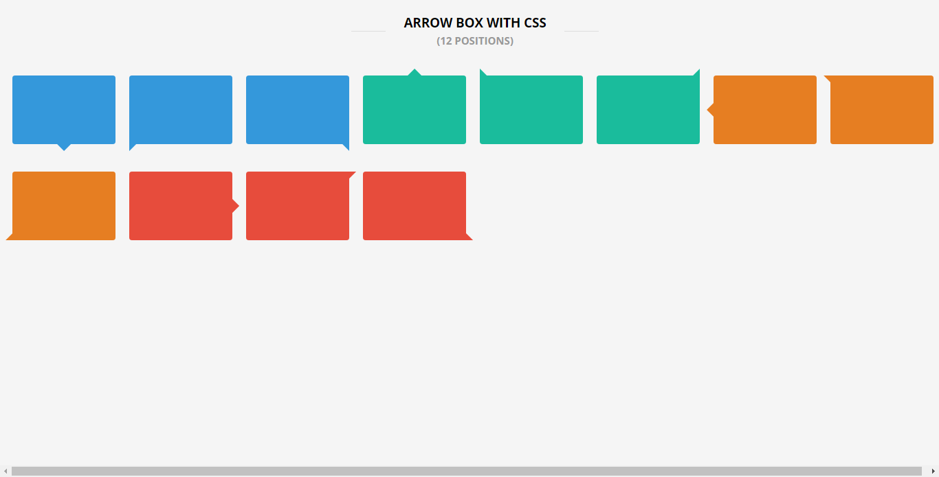 Arrow Box with CSS
