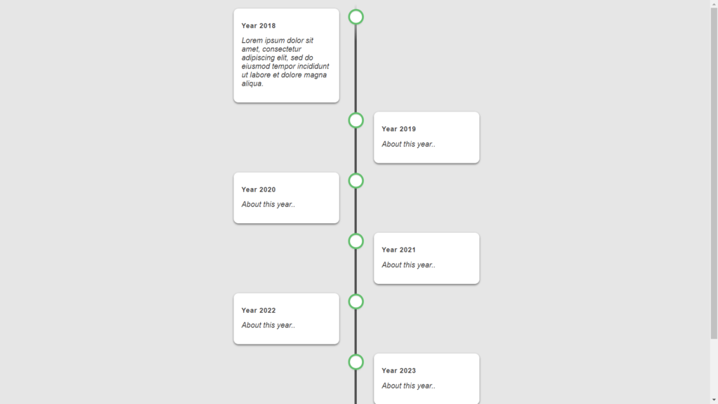CSS Timeline With Many Events