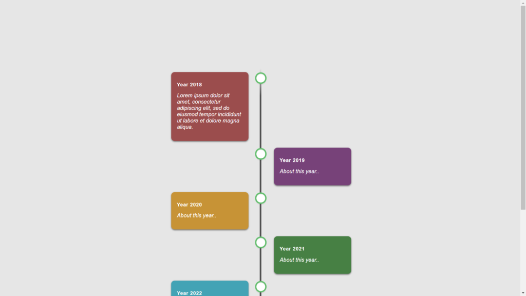 How To Create a Timeline Using HTML and CSS