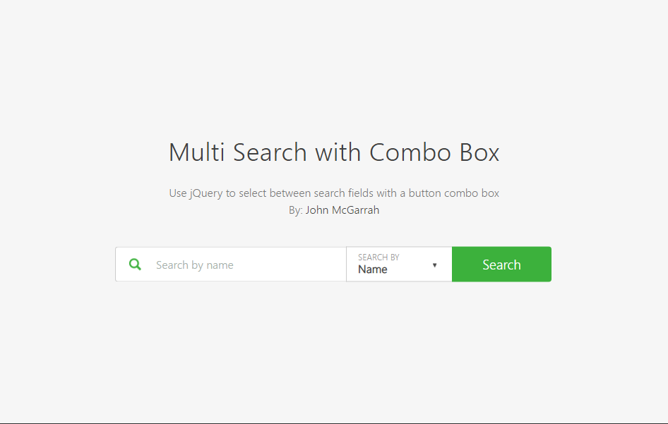 Multi Search With Combo Box