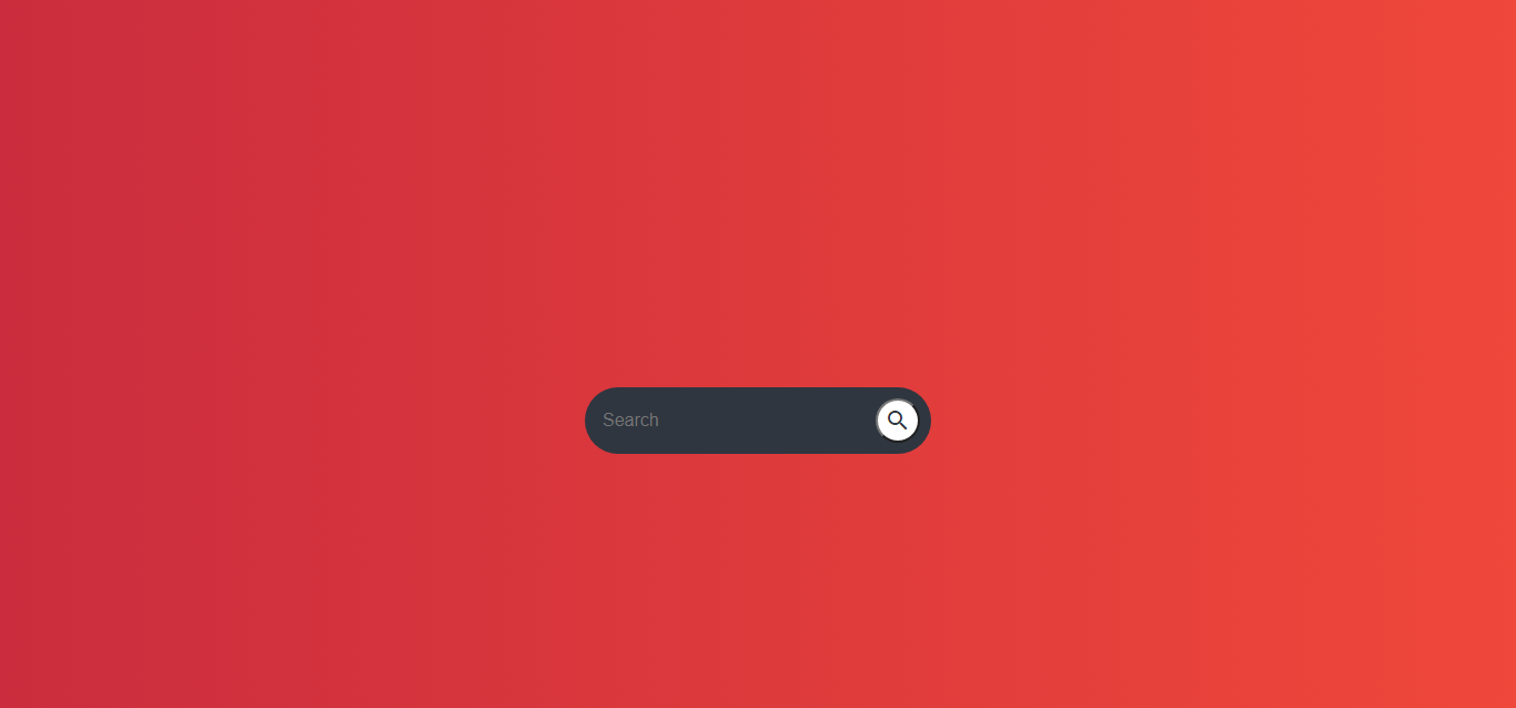 Pure CSS Animated Search Bar