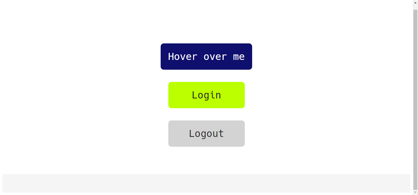 Showing Icon on Hover in Button