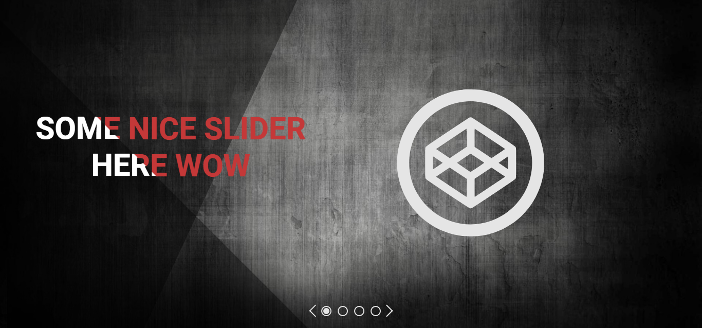 Slider With Complex Animation and Half-Collored Angled Text