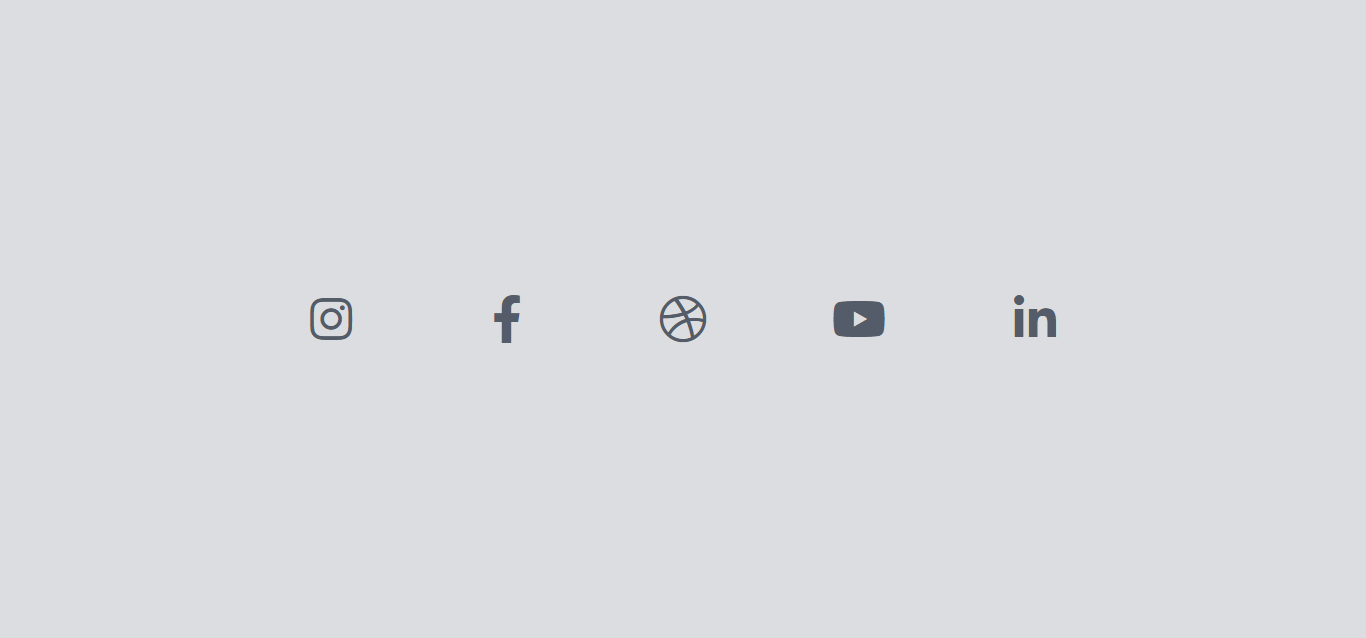 Social Buttons Hover Background Scale