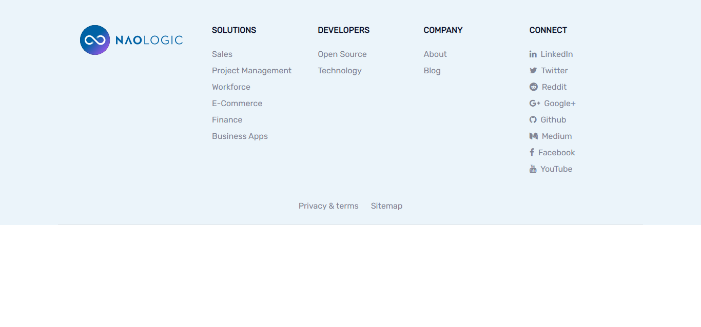 Bootstrap Footer With Company Logo 2