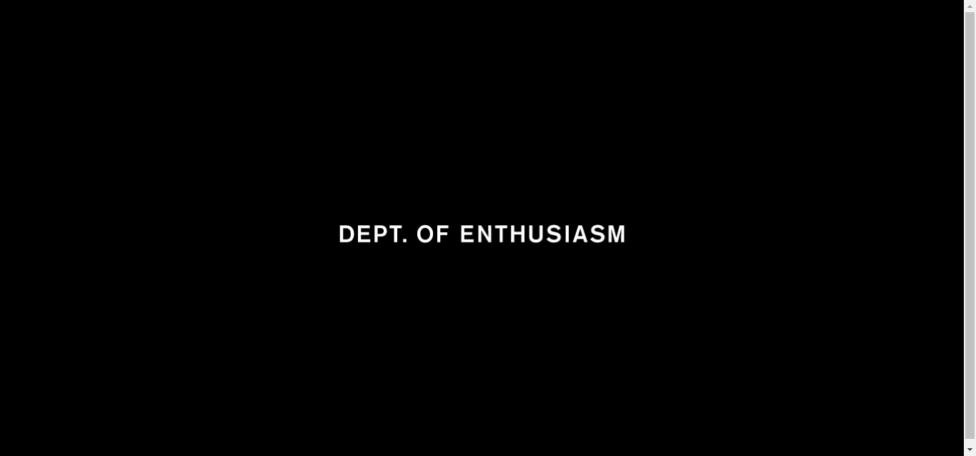 Enthusiasm Text Animation