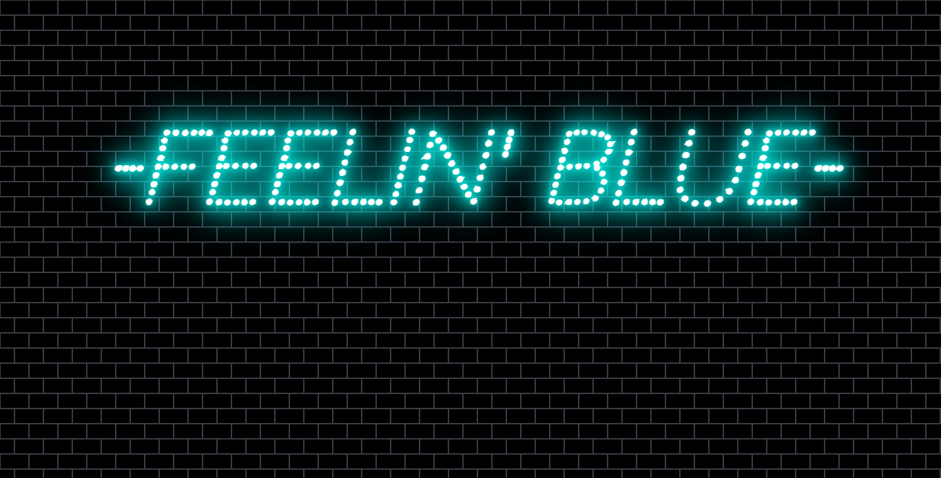 Neon Lights Text Animation