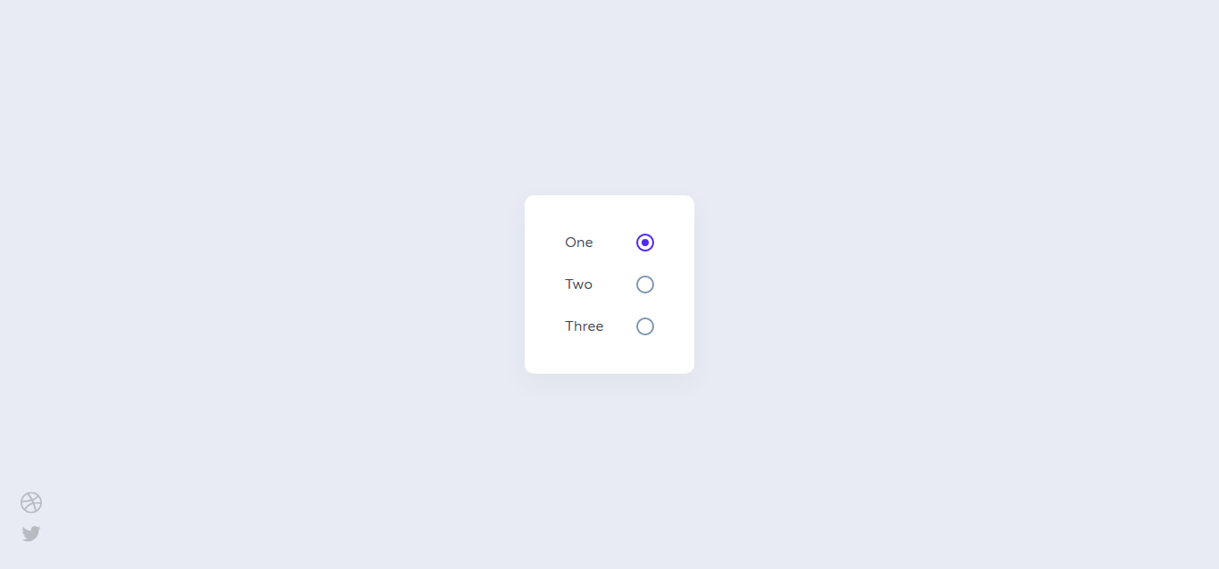Radio Button Animation - Only CSS