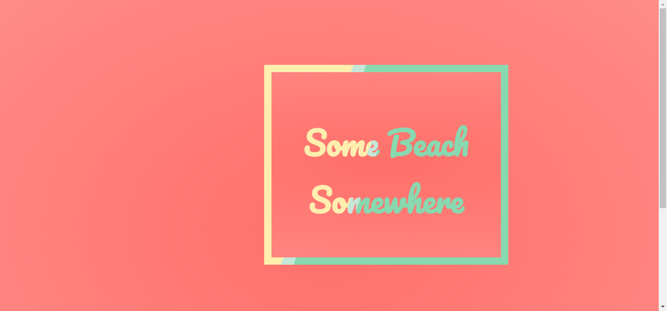 Simple Animated Text Gradient