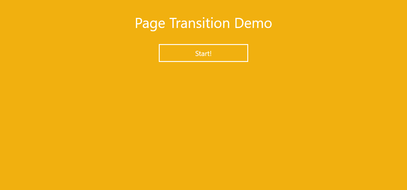 Simple Page Transition