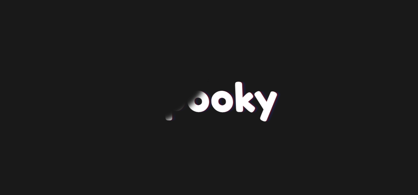 Spooky Typo Animation