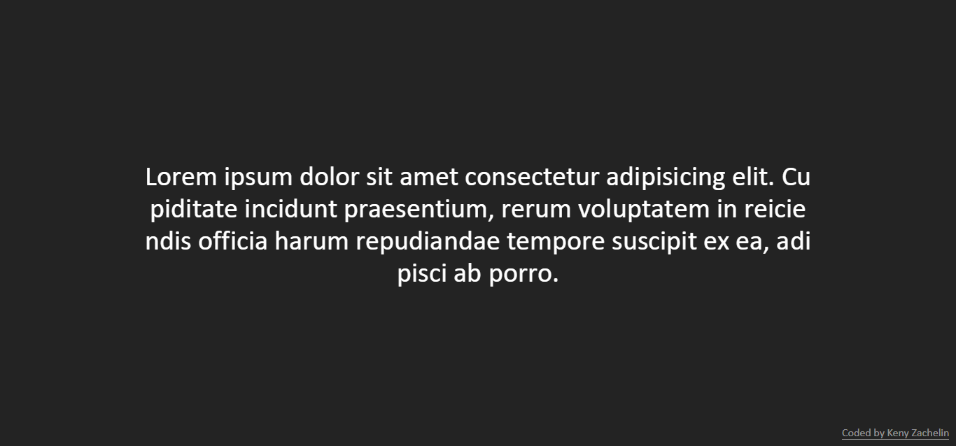 Text Animation #4 Smooth Fade-In