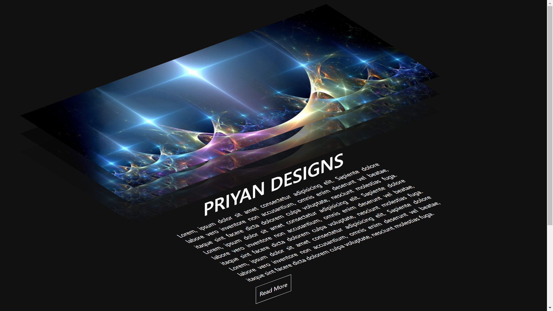 CSS 3D Image Card